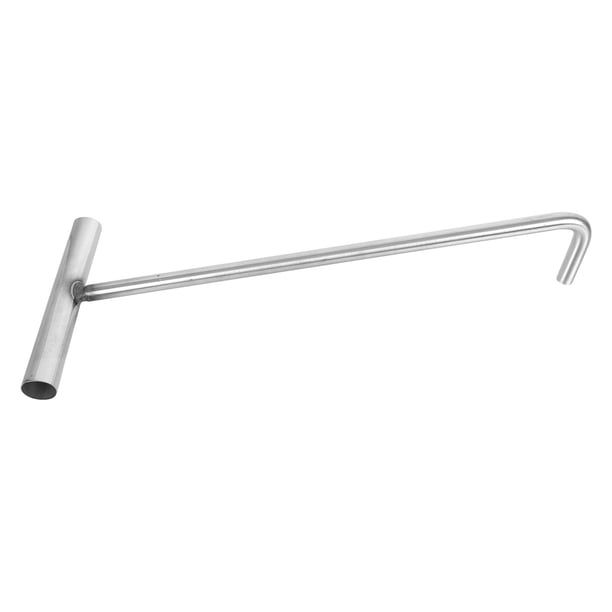 EeaseMX 1 gancho para tapa de alcantarilla de acero inoxidable, gancho en forma de T, herramienta manual