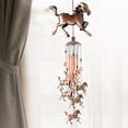thumbnail image 5 of Cheapark Handmade Copper Horse Wind Chimes Metal Animal Hanging Ornament For Balcony Courtyard And Outdoor Decor, 5 of 8