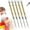 Gold, variant on 5 Pcs Portable Titanium Spring Toothpicks,Gold Push-pull Toothpick Key Pendant,Retractable Alloy Toothpicks,Reusable Metal Pocket Toothpick,Upgrade Tooth Pick Artifact