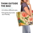 thumbnail image 2 of Balery Vintage Bird Bolsa Tote Estilo Estético con Cremalleras, Bolsa de Hombro, Bolsa de Compras Grande y Plegable, 2 of 8