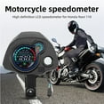 thumbnail image 4 of Motorcycle LCD Digital Speedometer Odemeter Tachometer Digital Waterproof Motor Dashboard for Honda Navi 110 Navi110, 4 of 7