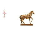 thumbnail image 1 of Estatua de la bailarina,Estatua de niña de ballet Escultura de niña de resina Artesanía,Figura de bailarina para decoración de escritorio,Estatuas de caballos,Estatuas de caballos Figura de, 1 of 8
