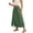 Green, variant on Women’s Floral Midi Skirt High Waist Button Front Summer Casual Skirts for Women, Black, XXL