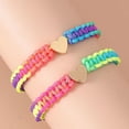 thumbnail image 5 of 2pcs Back To School Bracelet, Kindergarten Bracelet Mommy And Me First Day Of Kindergarten Gifts Matching Heart Handmade First Day Of School Bracelet Jewelry, 5 of 6