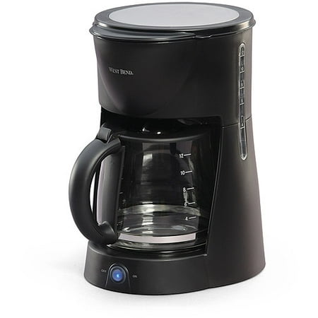 West Bend 12-Cup Coffeemaker, Black - Walmart.com