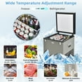 thumbnail image 3 of Costway 68 Quart Car Refrigerator 12V Portable Car Freezer Fridge w/DC & AC Adapter, 3 of 10