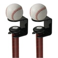 thumbnail image 2 of Wall Mount Bat Rack | 2 Pcs Acrylic Baseball Bat Wall Mount | Softball Wall Stand Holder Rack for Bat  Ball Vertical Display for Home and Office, 2 of 6