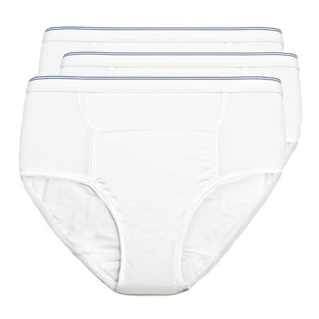 Men's Reusable Incontinence Brief 10oz 3-Pack - Size -X-Large 42-44