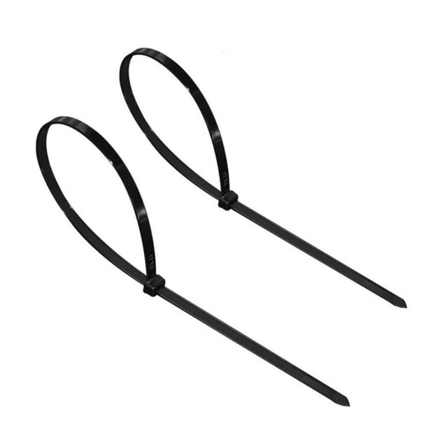 Cable Zip Ties, 100 Pack Black Zip Tie with 60lbs Tensile Strength