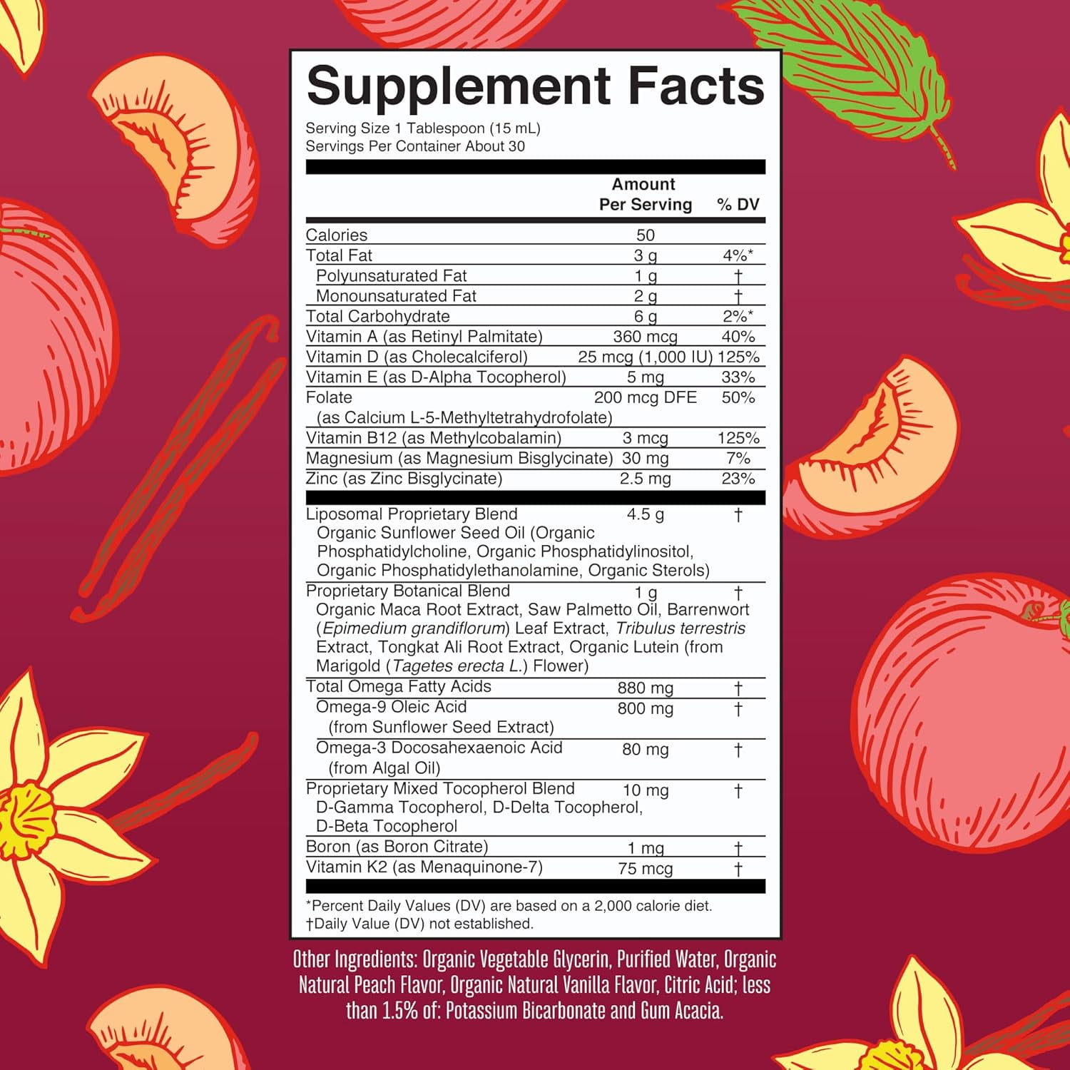 MaryRuth's Liposomal Multivitamin for Men 40+ High Potency Daily Vitamins 15.22 fl oz / 450 ml Overall Wellness