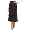 thumbnail image 3 of Jupe Plissée Mi Maxi Maxi Swing à la Taille Haute pour Femmes, 3 of 5