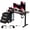 Black, variant on GUNAITO 47.2" Electric Standing Desk with 3-Drawer Cabinet, Adjustable Height Desk with Memory Panel, Office & Gaming Desk,Nutural