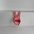 thumbnail image 3 of EYIIYE Kids Girls Boys Solid Color Fleece Hat Bunny Ear Hat Button Closure Rabbit Hat Cute Soft Warm Winter Cap, 3 of 3