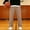 Coffee, variant on Men Side Snap Button Track Pants Drawstring Straight Leg Athletic Basketball Casual Workout Trousers Gray XXXL