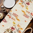 thumbnail image 2 of Thanksgiving Pumpkin Table Runner, Autumn Thanksgiving Kitchen Dining Table Decoration for Home Party Decor 13x60 Inches, 2 of 9