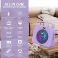thumbnail image 4 of Gueray CD Player Bluetooth with Speakers Dual Portable CD Player with Bluetooth Timer Display Desktop Audio Support Sleep Music & Timer USB AUX TF Card Playback, 4 of 8