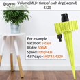 thumbnail image 4 of 12 Pcs Adjustable Irrigation Drip Irrigation Automatic Drip Irrigation Watering Kits Holiday Plant Watering With Control Valve For Garden Home Indoor, 4 of 5