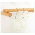 thumbnail image 1 of Discount Qaailabf Beech Towel Rack Hanging Rod Bathroom Toilet Punch- Wall-mounted Towel Rack Wooden Toilet Rack, 1 of 5