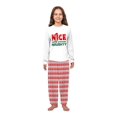 thumbnail image 4 of Christmas Family Matching Pajamas Set, Red and White Festive Striped Pants, Size NB - Men 6XL And Pets, 4 of 7