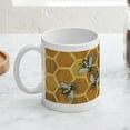 thumbnail image 4 of CafePress - Honey Bee Coffee/Tea Mug - 11 oz Ceramic Mug - Novelty Coffee Tea Cup, 4 of 6