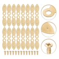thumbnail image 3 of 100 pcs Metal Picture Frame Fastener Photo Frame Backing Plate Buckle with Screws, 3 of 4