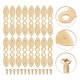 thumbnail image 3 of 100 pcs Metal Picture Frame Fastener Photo Frame Backing Plate Buckle with Screws, 3 of 4