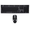 thumbnail image 3 of Teclado y ratón inalámbricos, teclado y ratón de 104 teclas, juego de teclado y ratón, acabado de lujo, 3 of 9