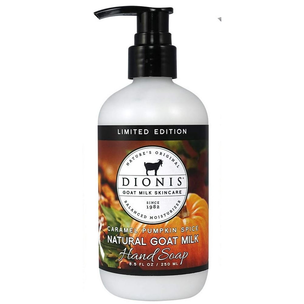 Dionis Goat Milk Skincare Hand Soap (Caramel Pumpkin Spice, 8.5 oz