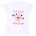 thumbnail image 1 of Pokemon - Camiseta Sing Along de Jigglypuff para Mujer (Blanco, Rosa), 1 of 2