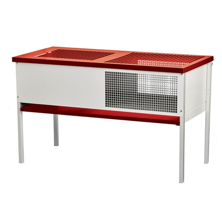 UPC: 0084369186810 | Little Giant Chick Brooder Box Galvanized Steel Enclosure for Brooding Baby Chicks (Item No. BROODER)