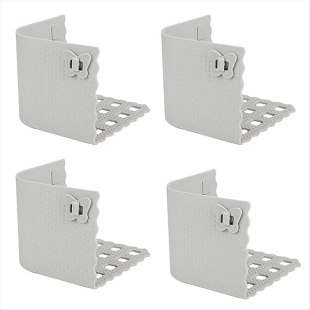 Soportes para Sábanas, Correas para Sábanas Ajustables, Clips para Sábanas, Mantienen las Sábanas Firmes y Ajustadas en Su Lugar, Silicona Resistente, Paquete de 4 B