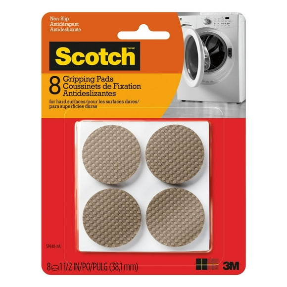 Patins antidérapants en feutre Scotch®, SP940-NA, brun, 3,81 cm (1,5 po), 8/paquet Coussinets SP940-NA Scotch(MC)