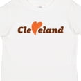 thumbnail image 4 of Inktastic Cleveland Heart Solid Orange Boys or Girls Toddler T-Shirt, 4 of 5