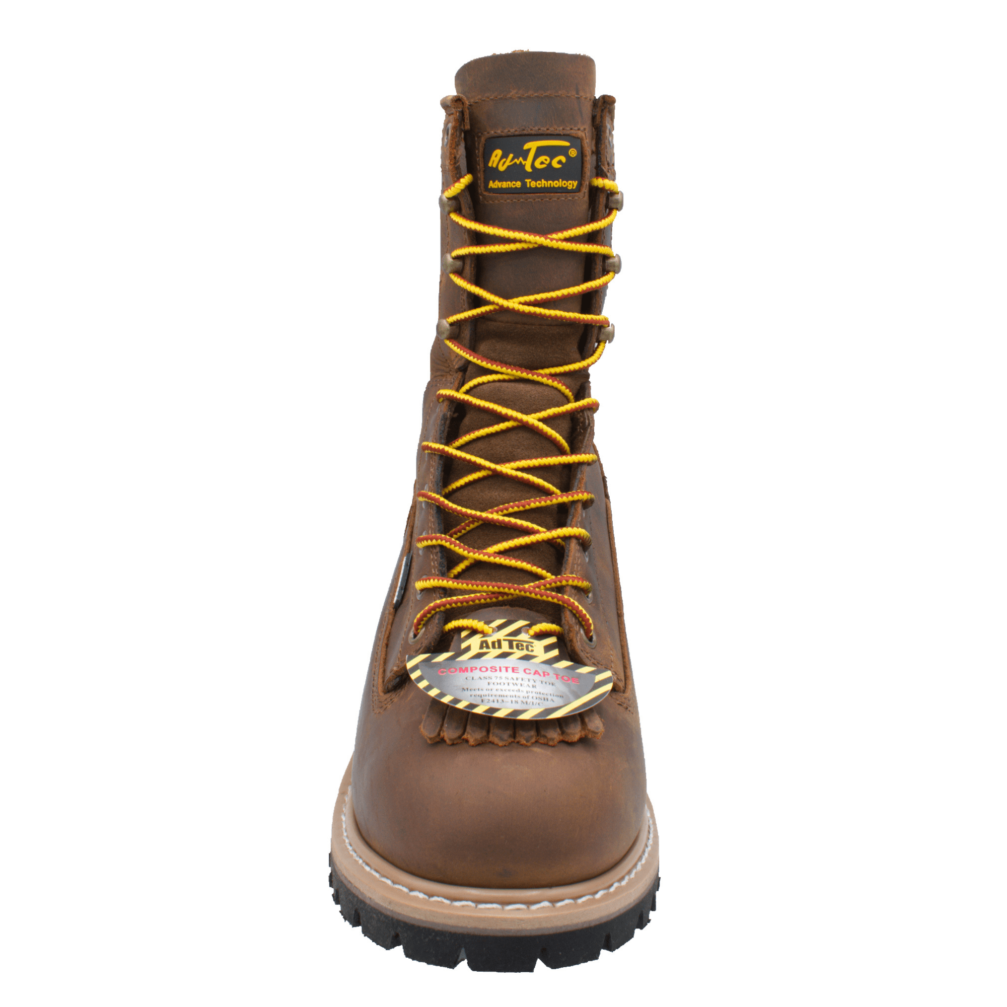 1020 Men's 8" Safety Toe Waterproof Logger Brown