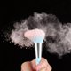thumbnail image 2 of Pink blue gradient makeup brushes and makeup sponges set makeup brushes set natural synthetic eye shadow foundation make-up brush set professional mak, 2 of 4