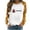 Orange, variant on Maplenight Christmas Sweatshirts for Women Loose Casual Crew Neck Pullover Sweatshirt Holiday Vacation Graphic Tees Tops
