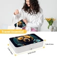 thumbnail image 5 of Bear Portable PU Leather Travel Jewelry Stand Organizer Box with Removable Compartment and Necklace Holder, 5 of 6