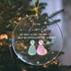 thumbnail image 3 of Friendship Heart Ornament, Sea Glass Decor, Keepsake Hanging Christmas Tree, Heart Shape, Glass Accents, Unique Gift, Handmade Style, Festive Home Decor, Ornament for Living Room, for Bedroom, 3 of 3