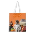 thumbnail image 1 of The Bad Guys 2 Bolso de tela con estampado de lienzo para mujer, bolsa de compras reutilizable y estética, con cremallera interior, regalo para mujer, 35 × 40 cm., 1 of 6