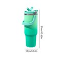 thumbnail image 2 of Botella de agua con aislamiento de 40 onzas taza térmica de café para coche de acero inoxidable para mujeres y hombres, 2 of 7