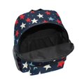 thumbnail image 6 of FORMRS School Backpack with Front Zippered Pocket 12" Student Travel Daypack, Red White Stars, 6 of 6