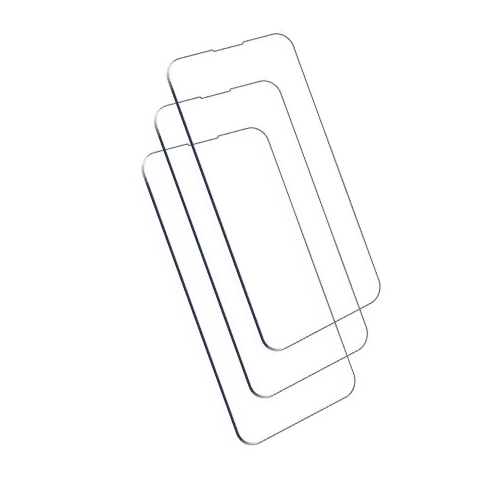 3-Pack BLUUMTEK Screen Protector for iPhone 14 Plus Tempered Glass [6.7 Inch] Display