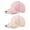 Beige Light Pink, variant on 2 Pcs Adjustable Breathable Rhinestone Baseball Cap for Women Men Sequins Casual Sports Cap