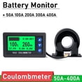 thumbnail image 4 of Battery Monitor Hall Coulomb Meter DC 8-100V 200A Lifepo4 Lead-Acid Li-Ion Lithium Capacity Power Display, 4 of 4