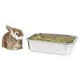 thumbnail image 3 of OOKWE Non Odor and Rust Proof Safe and Hard Stainless Steel Litter Box for Cat Rabbit Non-toxic and Odorless Durable Indoor, 3 of 8