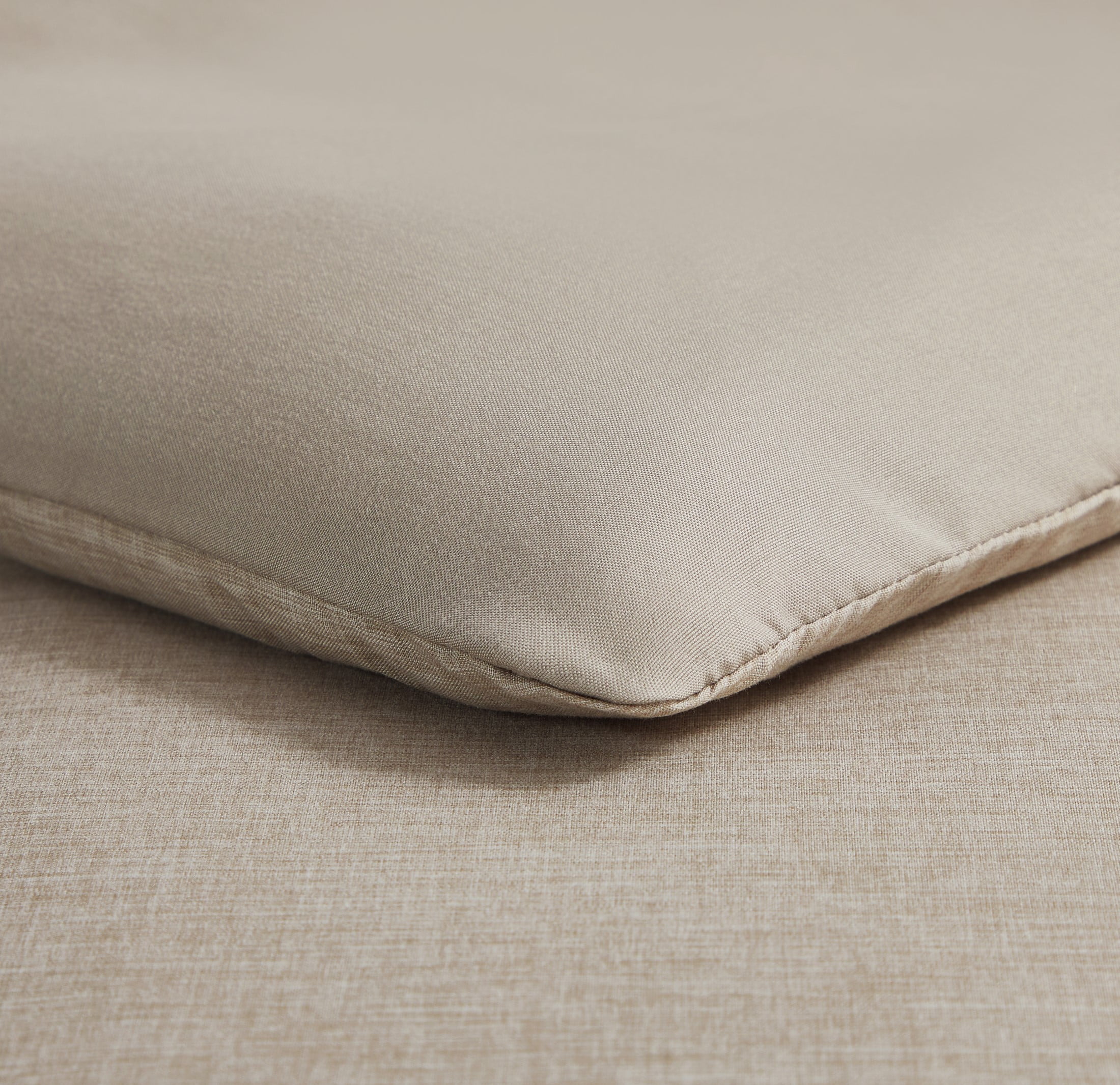 Mainstays Super Soft Microfiber Reversible Comforter, Full/Queen, Tan, 1 Piece