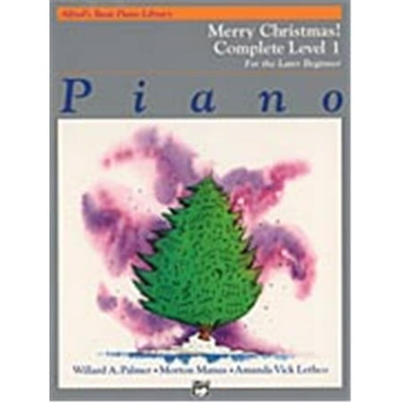 Alfred 00-3077 Basic Piano Course- Merry Christmas Complete Book 1- 1A-1B - Music Book