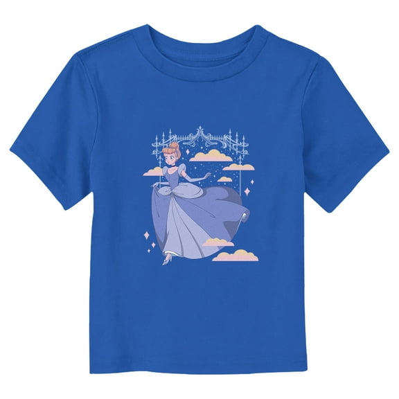 Disney Glass Slipper Anime Scene Graphic T-Shirt