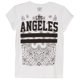 thumbnail image 1 of Camiseta gráfica Jem para hombre Manga enrollable LA color blanco extragrande, 1 of 2