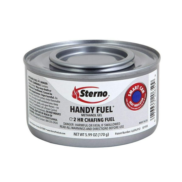 Sterno 6PK Products 20102 2 Hour Handy Methanol Gel Chafing Fuel 6.7oz 6/Pack, BLUE